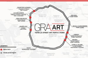 GRAArt, la mappa delle opere