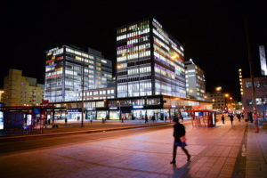 Il centro di Helsinki.