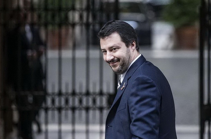 Il ministro dell'Intero Matteo Salvini