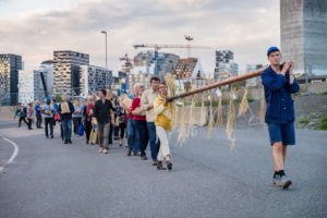 Futurefarmers (Amy Franceschini), Seed Procession, 2016. Seed Journey. 2016 - ongoing. Photo: Monika Lovdahl. Courtesy Futurefarmers