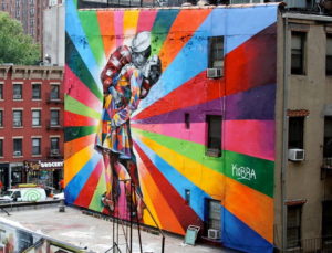 “V-J Day in Times Square” di Edoardo Kobra (Times Square, Manhattan)