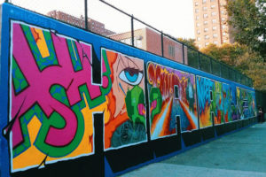 The Graffiti Hall of Fame (Park Avenue, Manhattan New York)